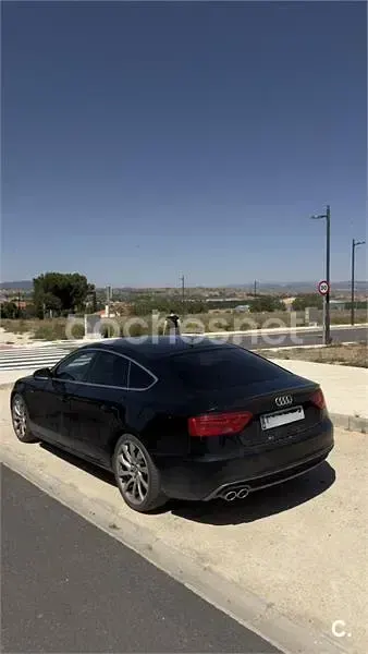 Usado Audi A5 Sportback S-Line 190 CV (139 kW) 2015 Negro Utilitario