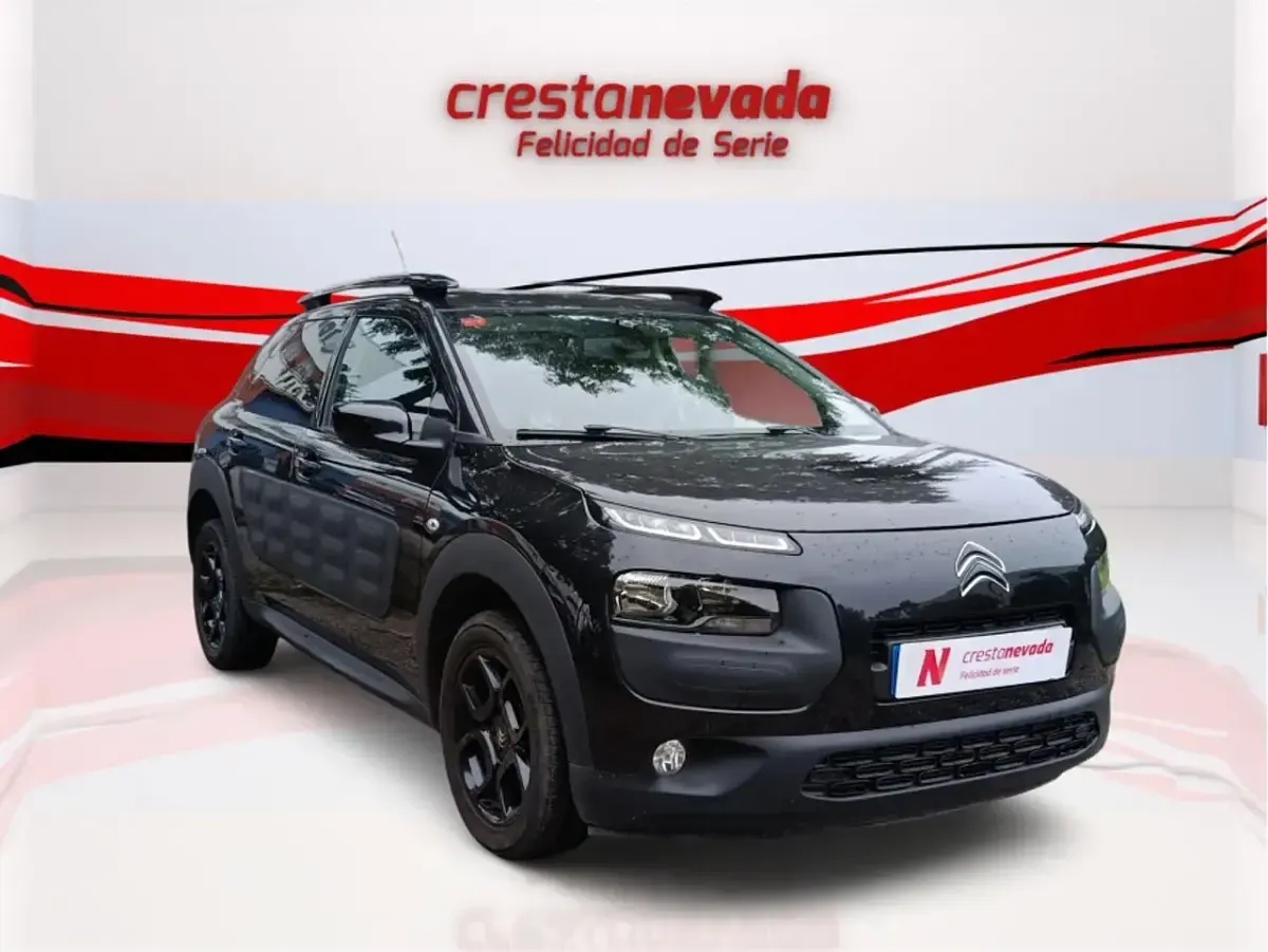 Usado Citroën C4 Cactus Feel 82 CV (60 kW) 2017 Negro Utilitario