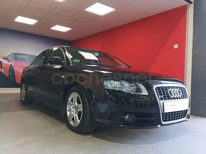 Usado Audi A4 S-Line 140 CV (102 kW) 2007 Negro Berlina