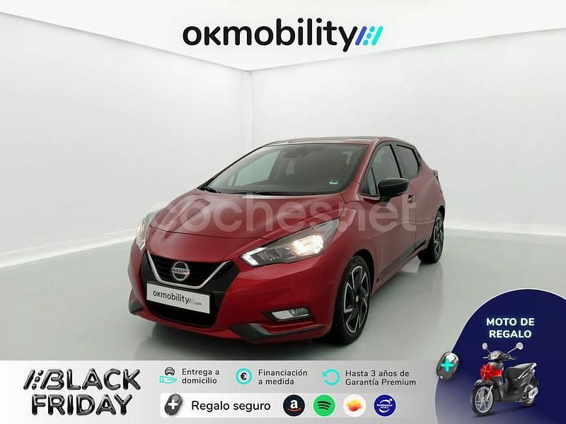 Rojo Usado 2022 Nissan Micra Utilitario | 14.950 € (Precio justo) - Imagen 1/4