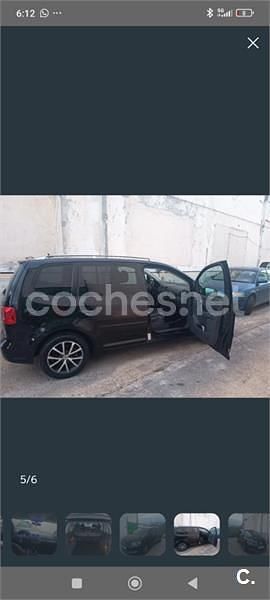Usado VW Touran Edition 105 CV (77 kW) 2011 Negro Monovolumen
