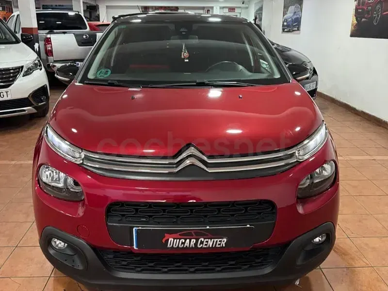 Usado Citroën C3 PureTech 82 CV (60 kW) 2017 Granate Berlina