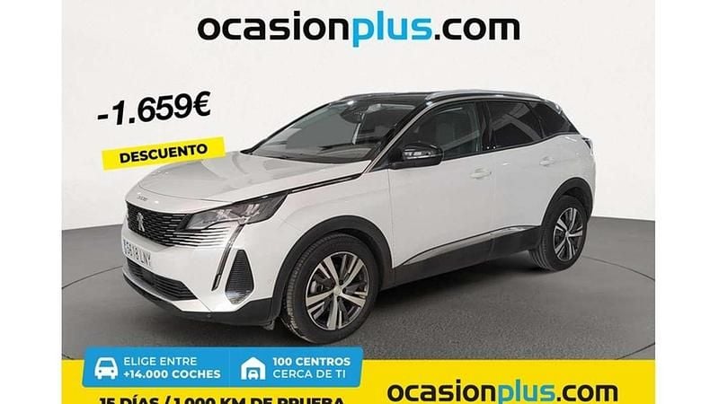 Blanco Usado 2021 Peugeot 3008 Allure Monovolumen | 16.591 € (Buen precio) - Imagen 1/4