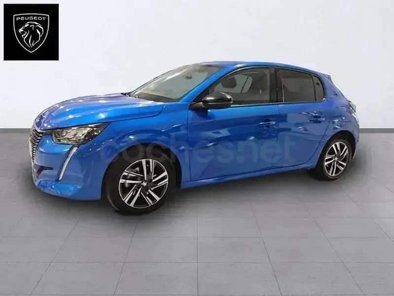 Usado Peugeot 208 Allure 100 CV (73 kW) 2023 Azul Utilitario