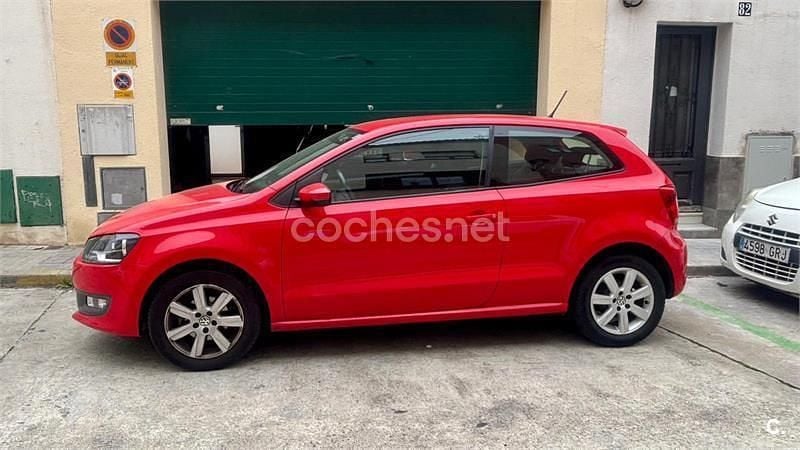 Usado VW Polo Advance 85 CV (62 kW) 2011 Rojo Utilitario