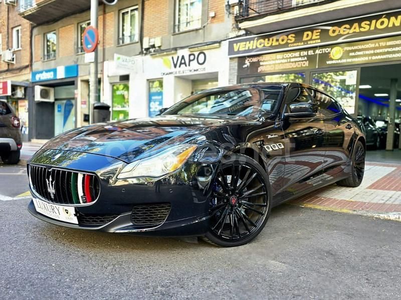 Negro Usado 2014 Maserati Quattroporte Berlina | 31.999 € (Precio justo) - Imagen 1/4