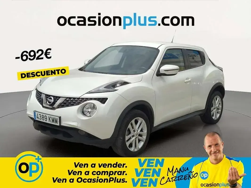 Usado Nissan Juke Acenta 116 CV (85 kW) 2018 Blanco SUV