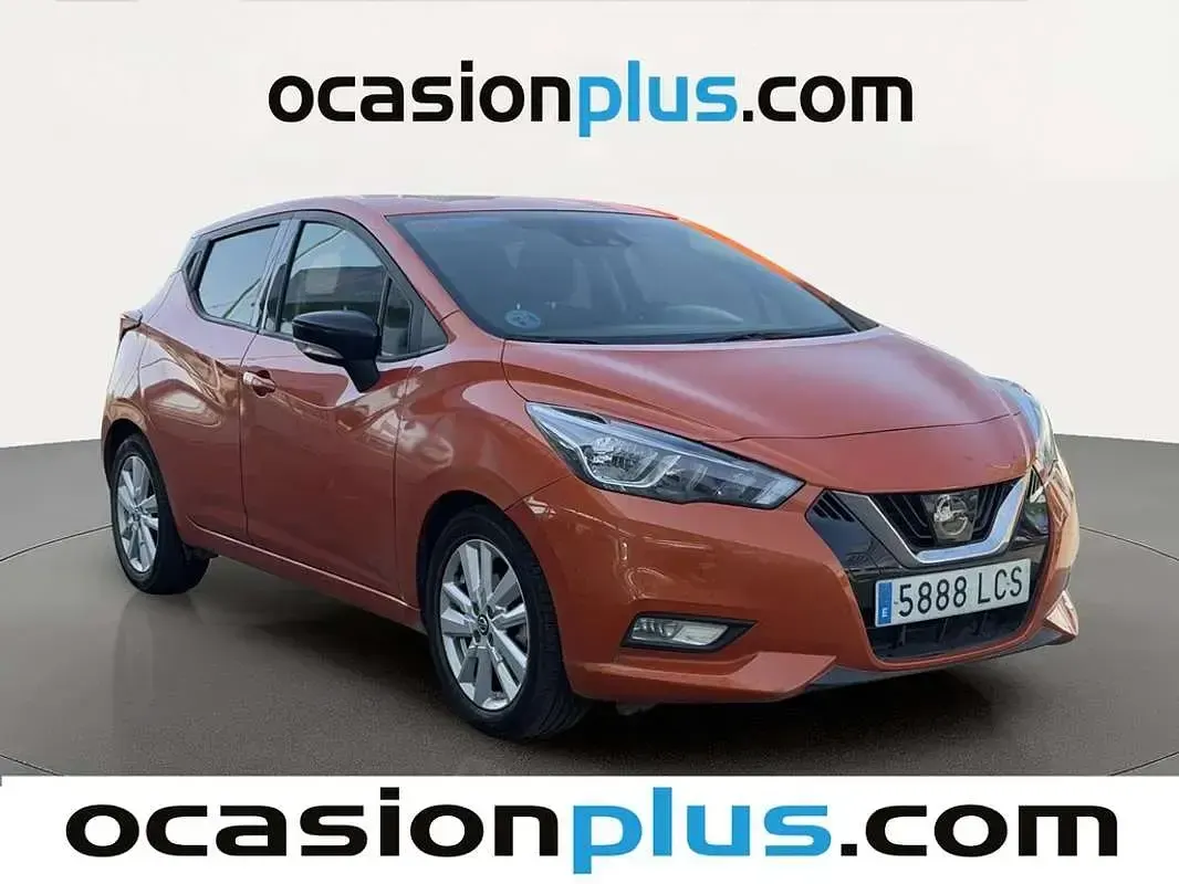 Usado Nissan Micra Visia 101 CV (74 kW) 2019 Naranja Utilitario