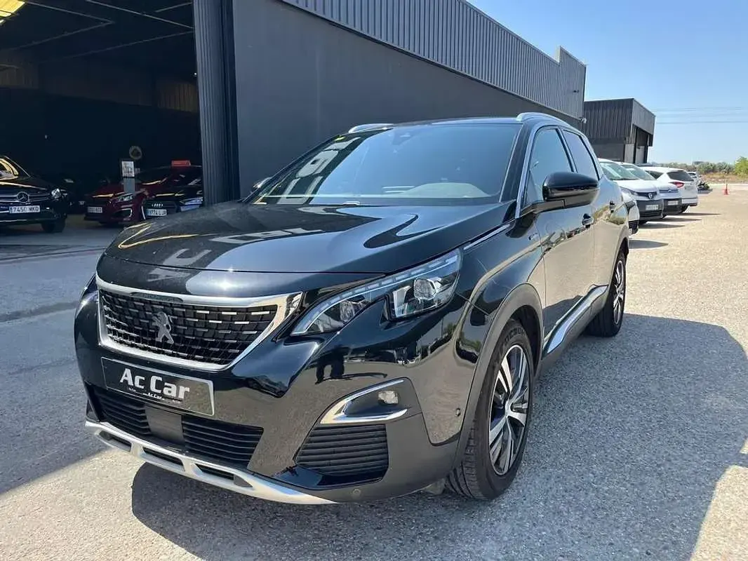Usado Peugeot 3008 GT-line 179 CV (131 kW) 2020 Negro SUV