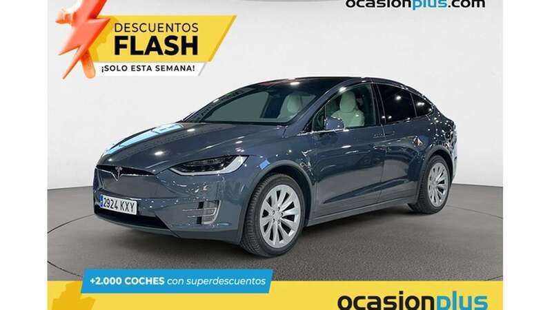 Gris Usado 2019 Tesla Model X SUV | 50.818 € (Caro) - Imagen 1/4
