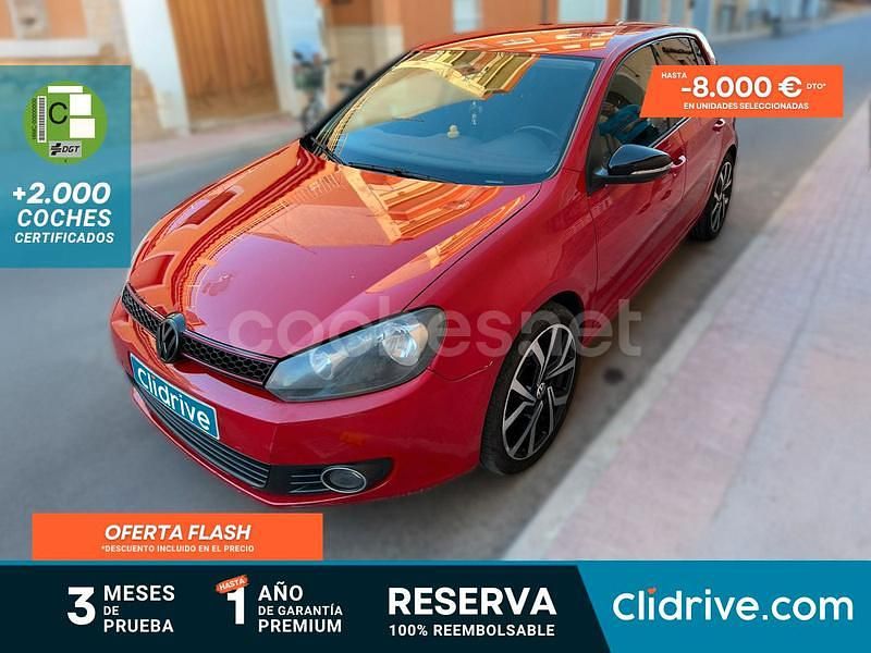 Rojo Usado 2010 VW Golf Plus Sport Monovolumen | 6490 € (Precio justo) - Imagen 1/3