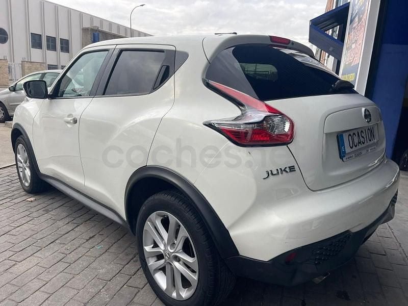 Usado Nissan Juke N-TEC 110 CV (80 kW) 2014 Blanco SUV