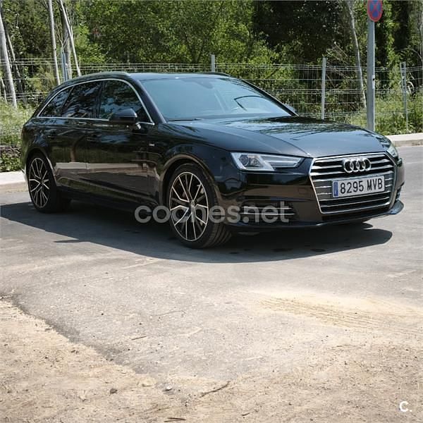 Usado Audi A4 S-Line 190 CV (139 kW) 2016 Negro Familiar