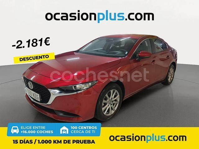 Rojo Usado 2025 Mazda 3 Prime-Line Berlina | 24.000 € - Imagen 1/4