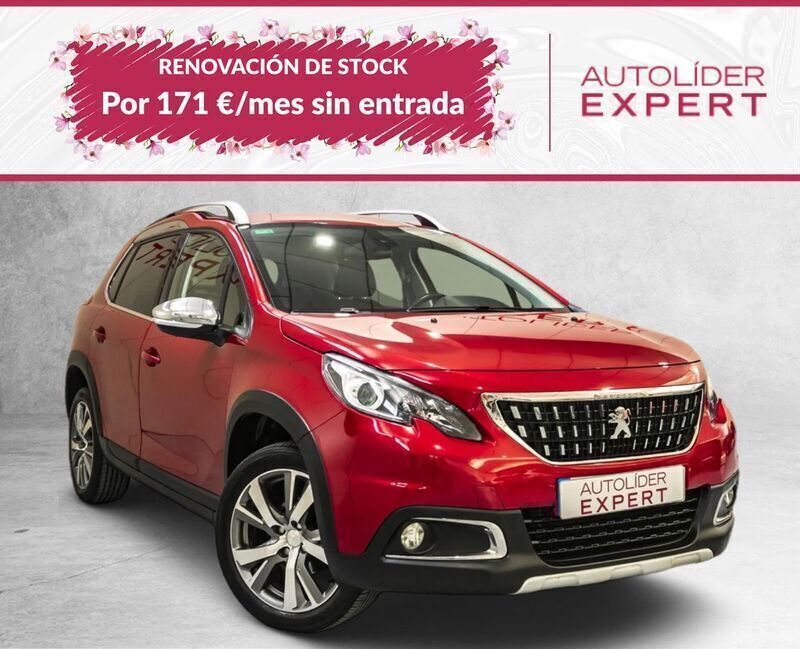 Rojo Usado 2019 Peugeot 2008 Allure SUV | 14.900 € (Buen precio) - Imagen 1/4