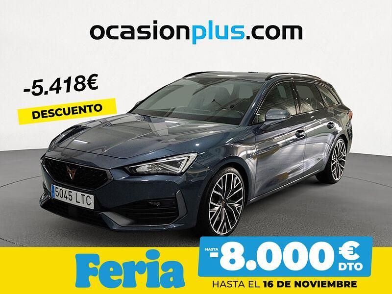 Gris / plata Usado 2021 Cupra Leon Familiar | 30.890 € (Precio justo) - Imagen 1/4