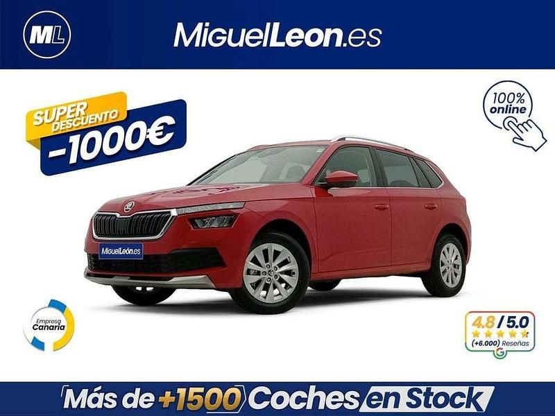 Rojo Usado 2023 Skoda Kamiq Ambition SUV | 16.485 € (Buen precio) - Imagen 1/3