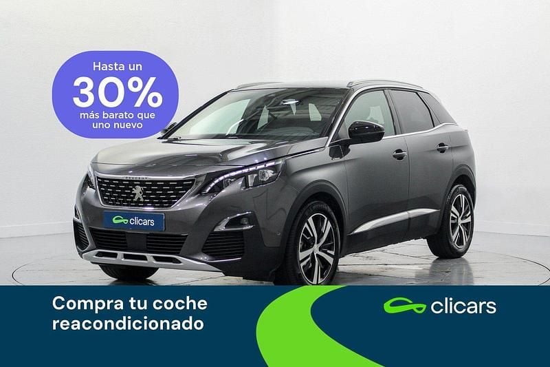 Gris Usado 2017 Peugeot 3008 GT-line SUV | 11.490 € (Precio justo) - Imagen 1/4