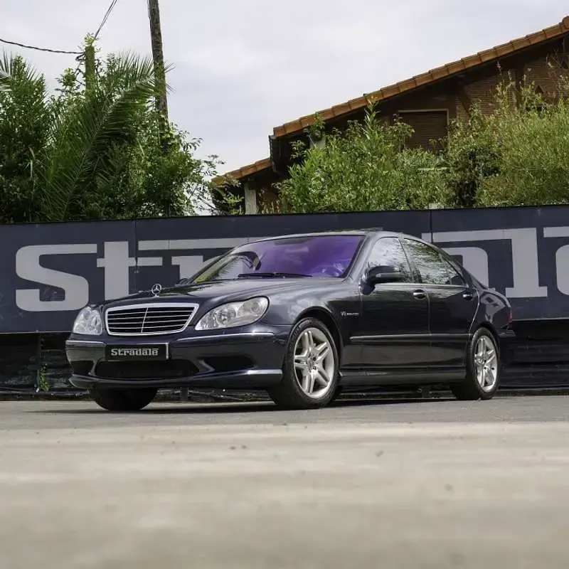 Usado Mercedes S55 AMG AMG 500 CV (367 kW) 2002 Azul Berlina