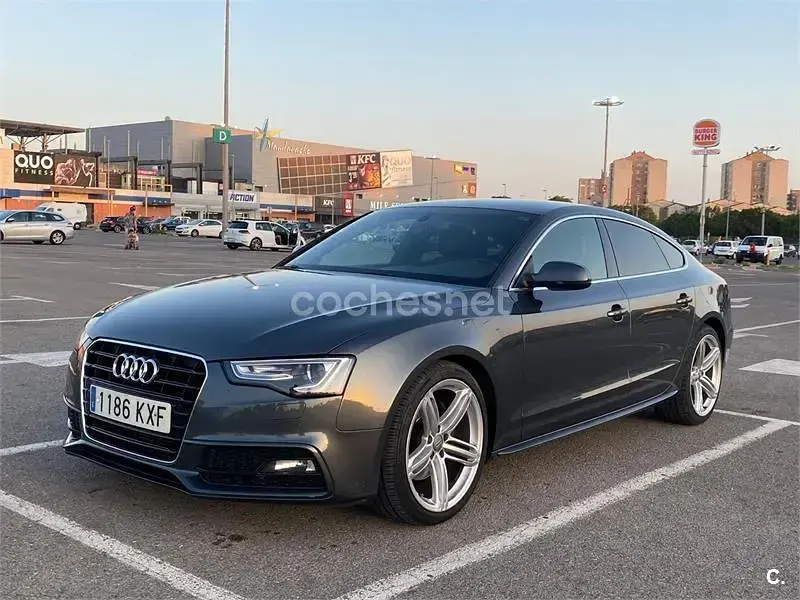 Usado Audi A5 Sportback 204 CV (150 kW) 2013 Azul Utilitario
