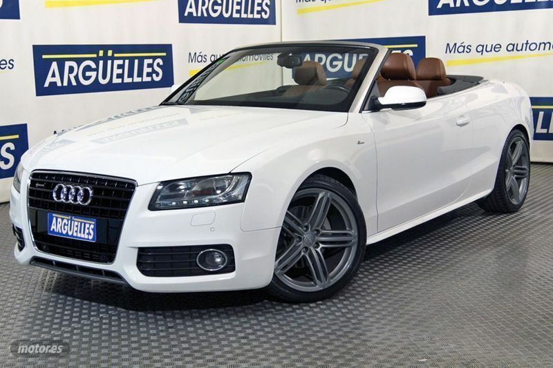 Blanco Usado 2009 Audi A5 Cabriolet S-Line Descapotable | 16.990 € (Caro) - Imagen 1/4