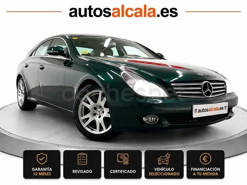 Usado Mercedes CLS350 272 CV (200 kW) 2005 Verde Berlina