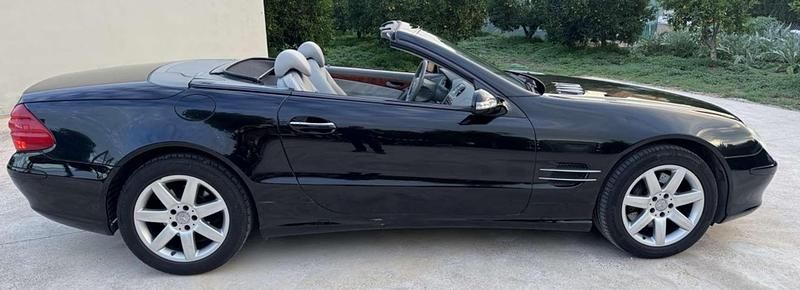 Usado Mercedes SL500 306 CV (225 kW) 2002 Negro Descapotable