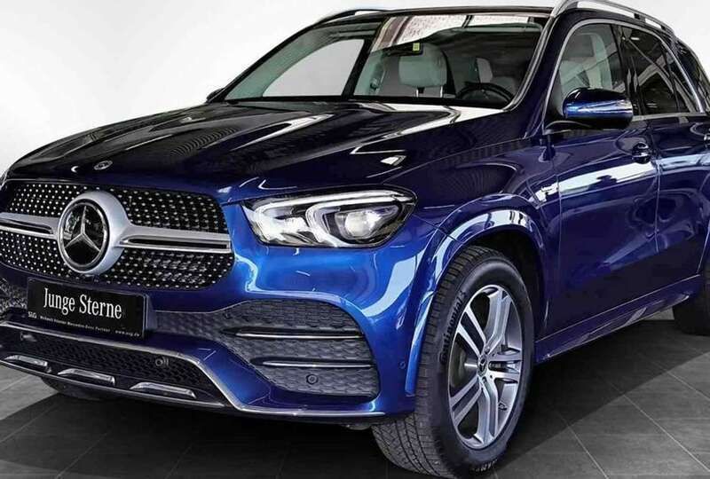 Azul Usado 2021 Mercedes GLE350e SUV | 67.900 € (Precio justo) - Imagen 1/4