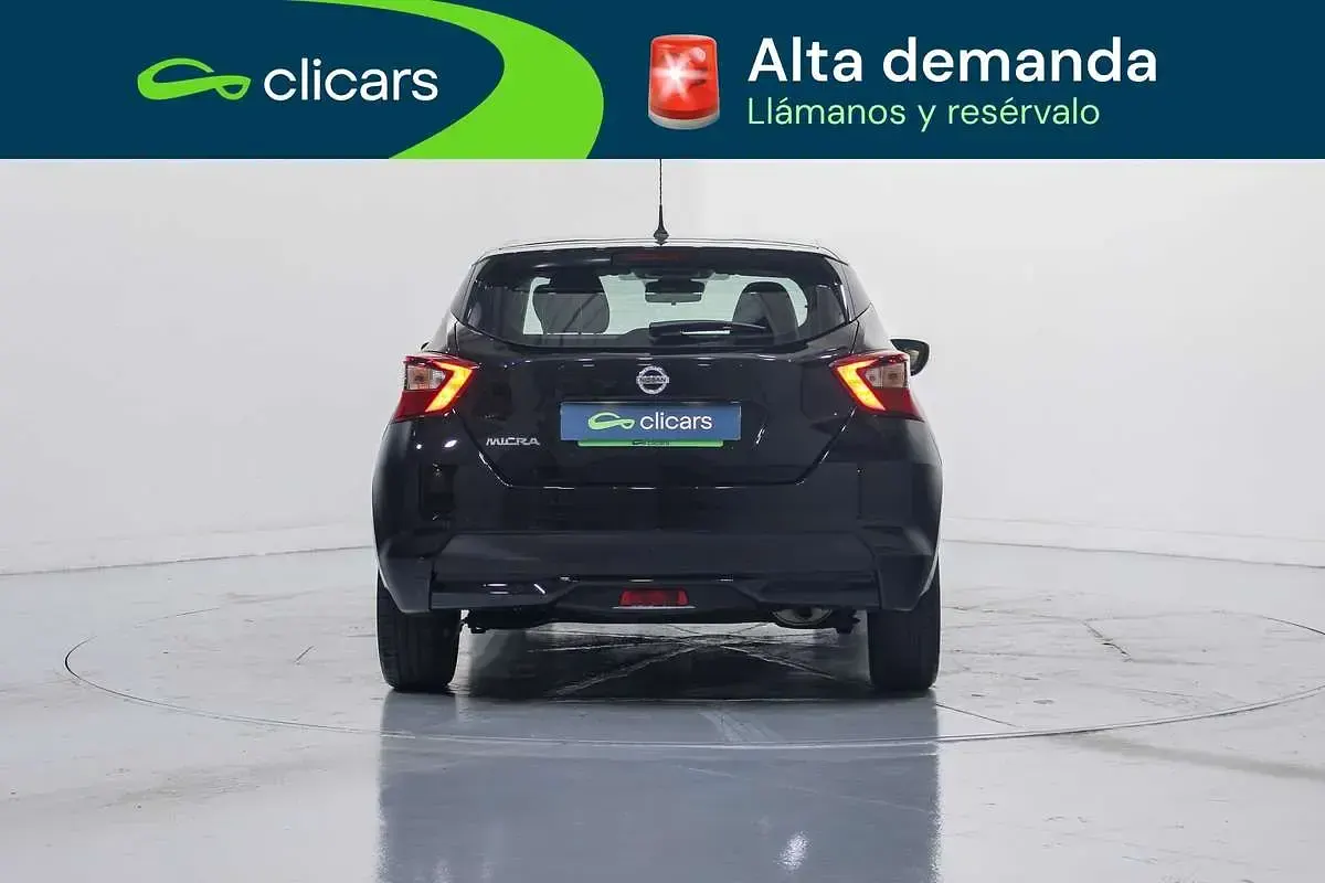 Usado Nissan Micra Acenta 71 CV (52 kW) 2018 Negro Utilitario