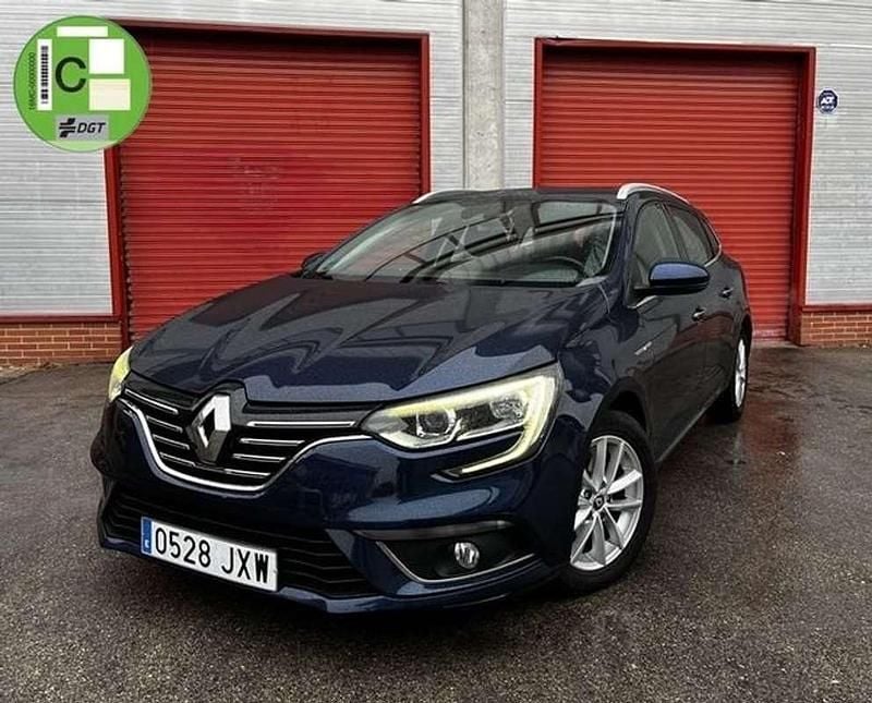 Usado Renault Mégane GrandTour Zen 131 CV (96 kW) 2017 Azul Familiar