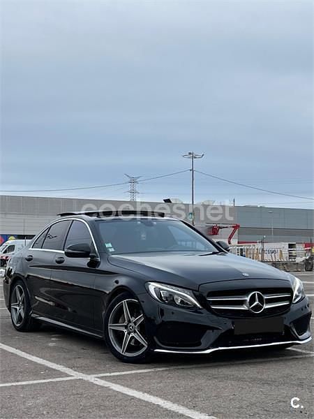 Usado Mercedes C200 136 CV (100 kW) 2018 Negro Berlina