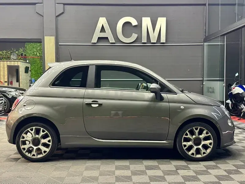 Usado Fiat 500S S 69 CV (50 kW) 2013 Gris / plata Descapotable