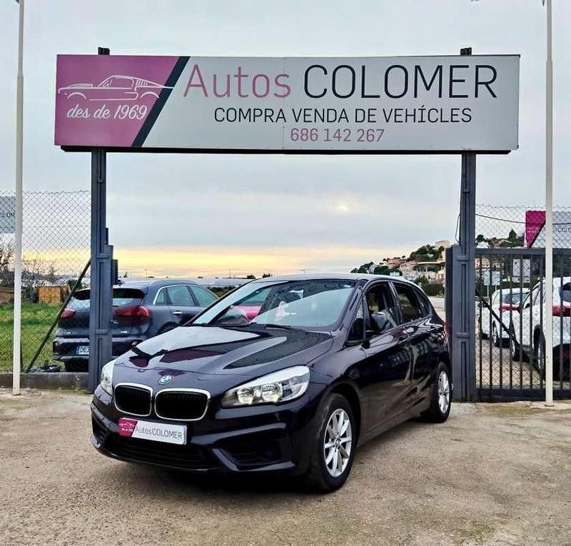 Usado BMW 218 Active Tourer Advantage 150 CV (110 kW) 2015 Negro Monovolumen