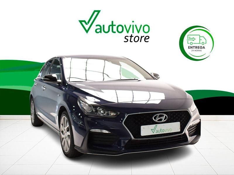 Azul Usado 2019 Hyundai i30 N Line Berlina | 16.400 € (Un poco caro) - Imagen 1/4