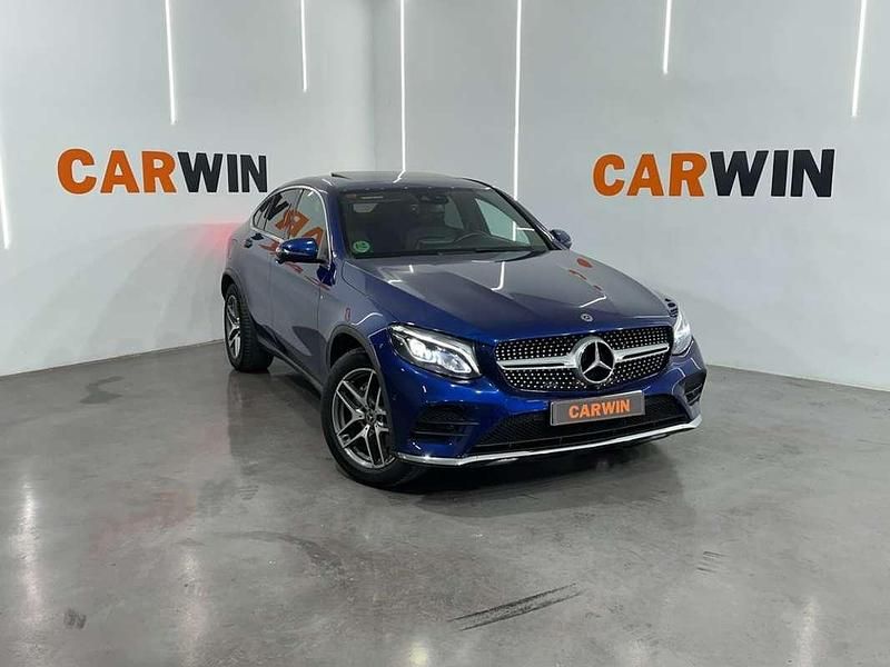 Usado Mercedes GLC250 211 CV (155 kW) 2017 Azul SUV
