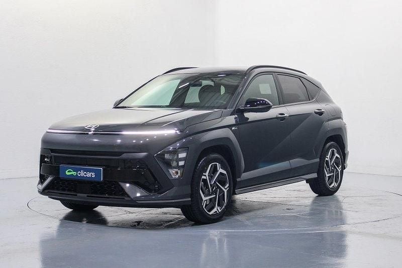 Usado Hyundai Kona N Line 141 CV (103 kW) 2023 Negro SUV
