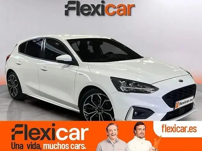 Begagnad Ford Focus ST-Line 125 HK (91 kW) 2018 Vit Sedan