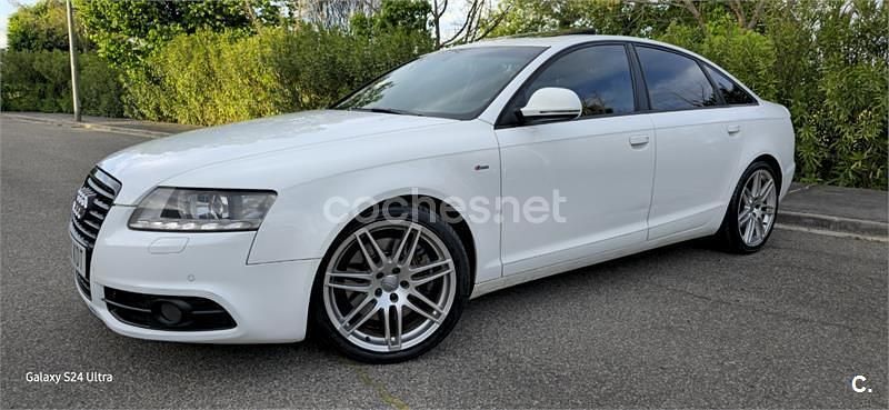 Usado Audi A6 S-Line 240 CV (176 kW) 2010 Blanco Berlina