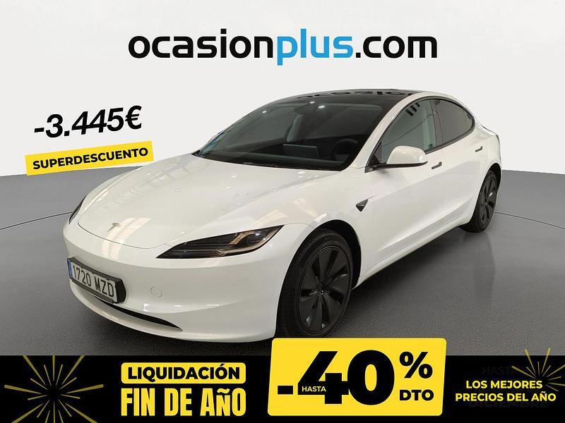 Eléctrico Usado 2025 Tesla Model 3 RWD Berlina | 37.900 € (Caro) - Imagen 1/4