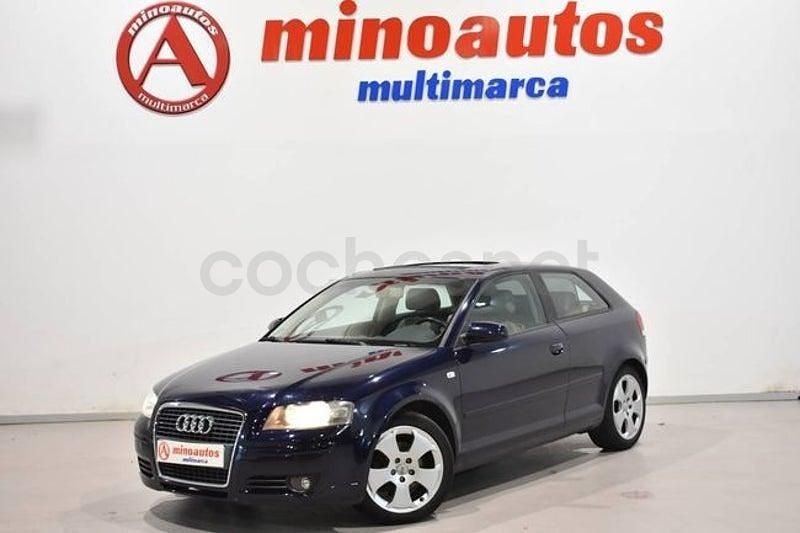 Usado Audi A3 Attraction 200 CV (147 kW) 2007 Azul Utilitario
