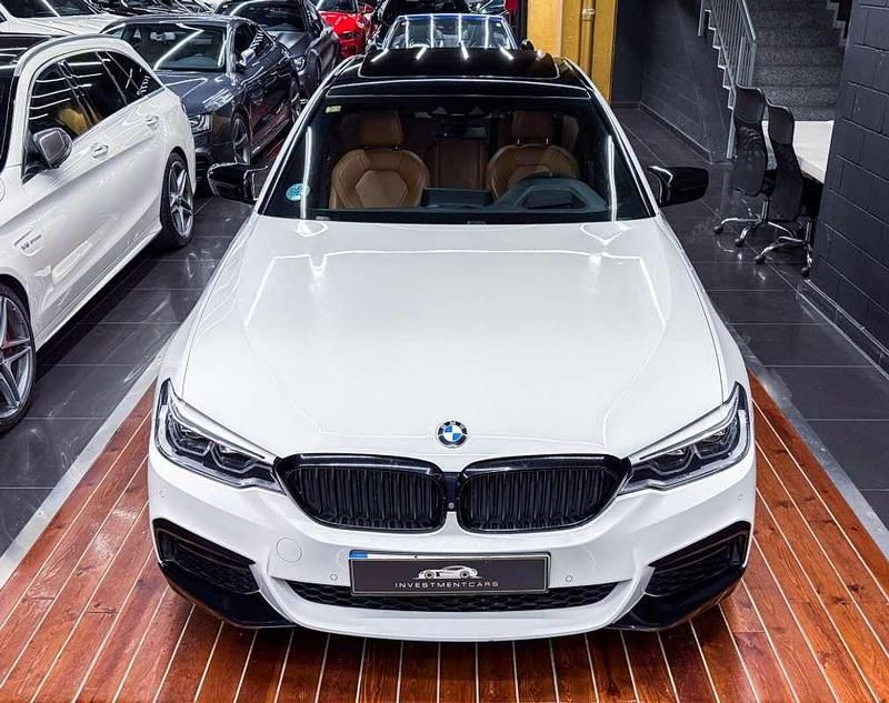 Usado BMW 540 M Performance 340 CV (250 kW) 2018 Blanco Berlina