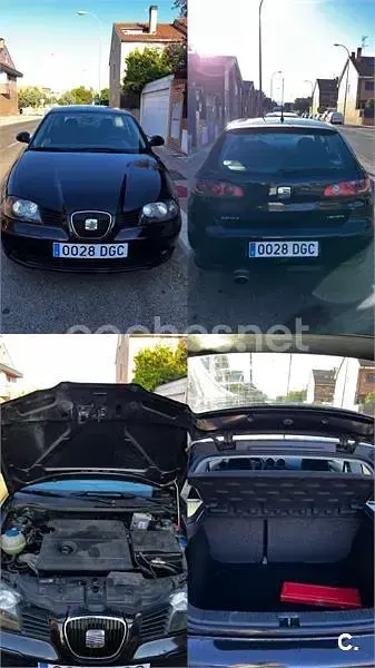 Usado Seat Ibiza Reference 100 CV (73 kW) 2005 Negro Utilitario