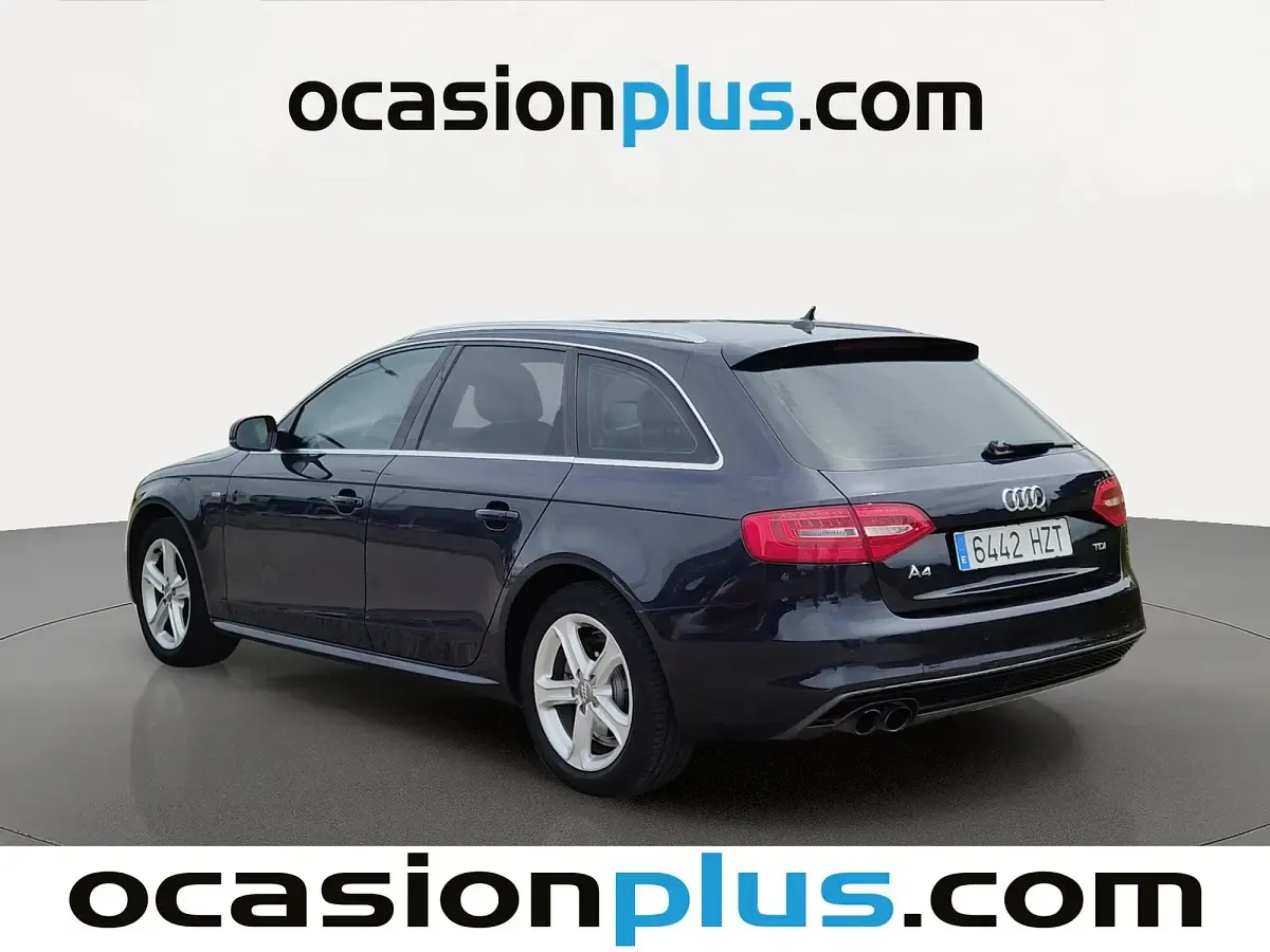 Usado Audi A4 S-Line 150 CV (110 kW) 2014 Azul Familiar