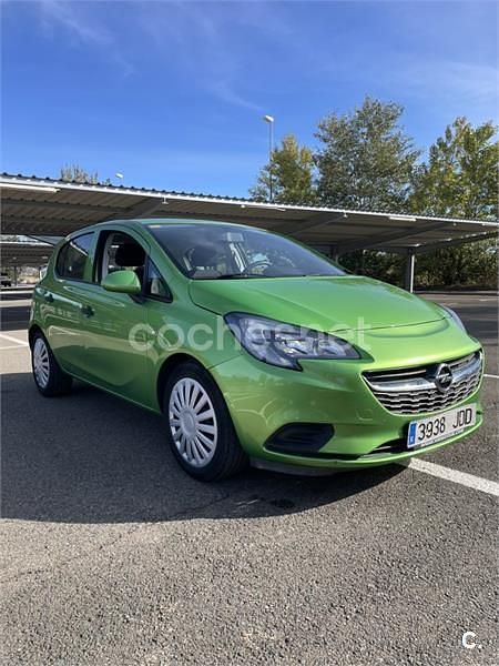 Usado Opel Corsa Expression 90 CV (66 kW) 2015 Verde Berlina