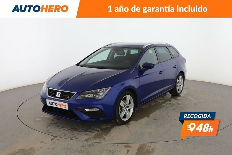 Azul Usado 2017 Seat Leon FR Familiar | 14.999 € (Buen precio) - Imagen 1/3