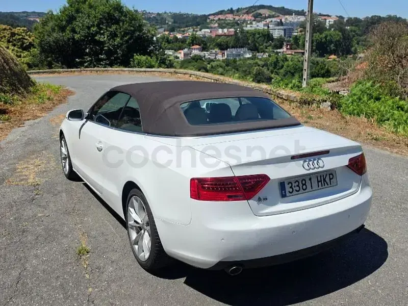 Usado Audi A5 Cabriolet 204 CV (150 kW) 2012 Blanco Descapotable
