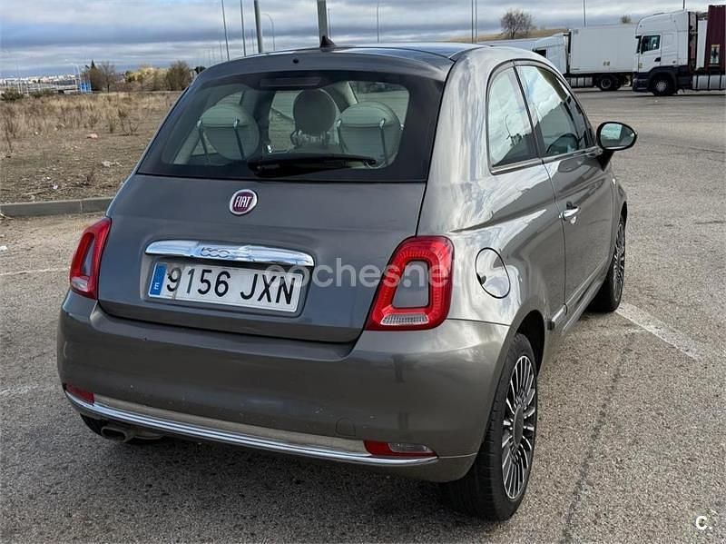 Usado Fiat 500 Lounge 69 CV (50 kW) 2017 Gris / plata Berlina