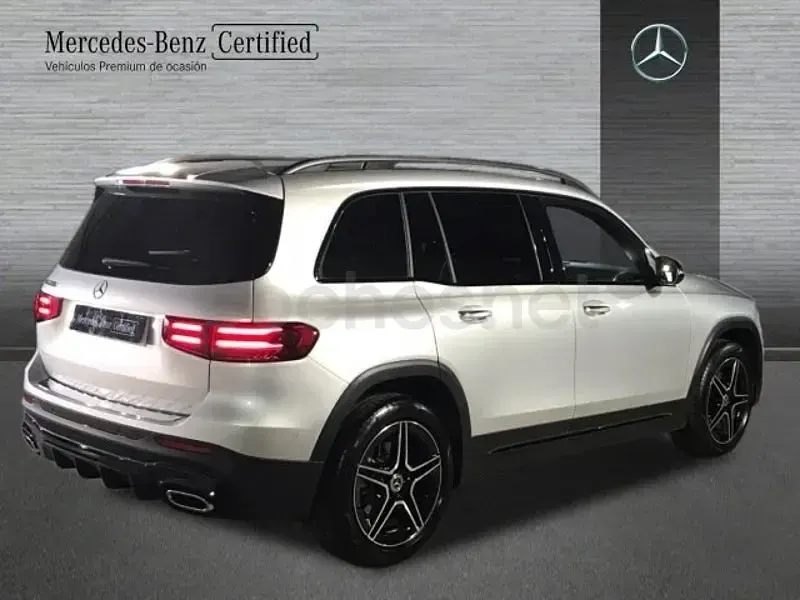 Usado Mercedes GLB200 150 CV (110 kW) 2022 Plata iridio SUV