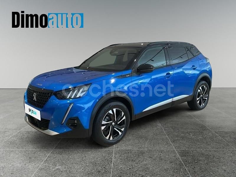 Azul Usado 2022 Peugeot 2008 GT SUV | 20.800 € (Precio justo) - Imagen 1/4
