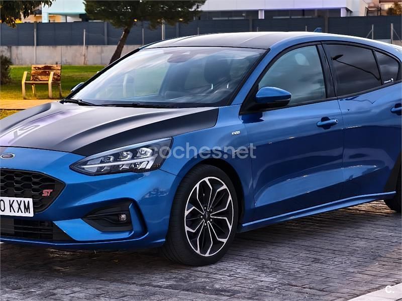 Usado Ford Focus ST-Line 125 CV (91 kW) 2019 Azul Berlina